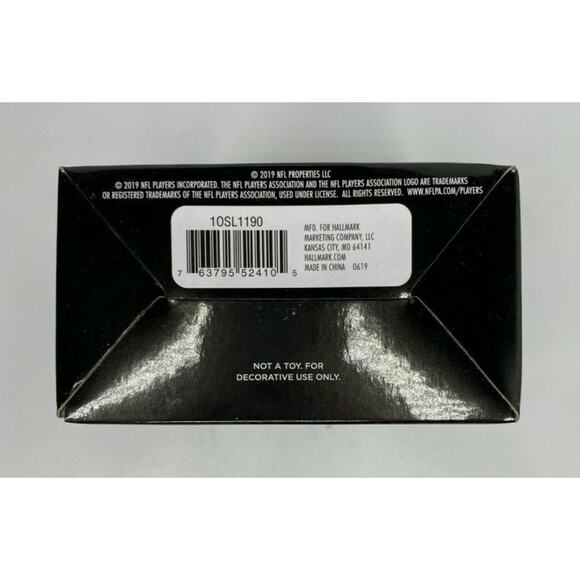 2019 Hallmark NFL New England Patriots Ornament Rob Gronkowski U71/52410 - Picture 3 of 3